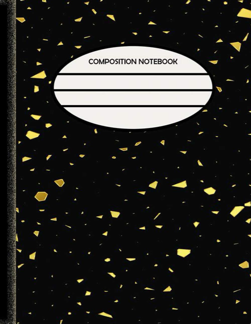 ler totalmente Composition Notebook College Ruled: Black Color Background Golden Stone, College Ruled Composition Notebook: College Ruled, School and College... for Boy and Girls, Journal for Women.