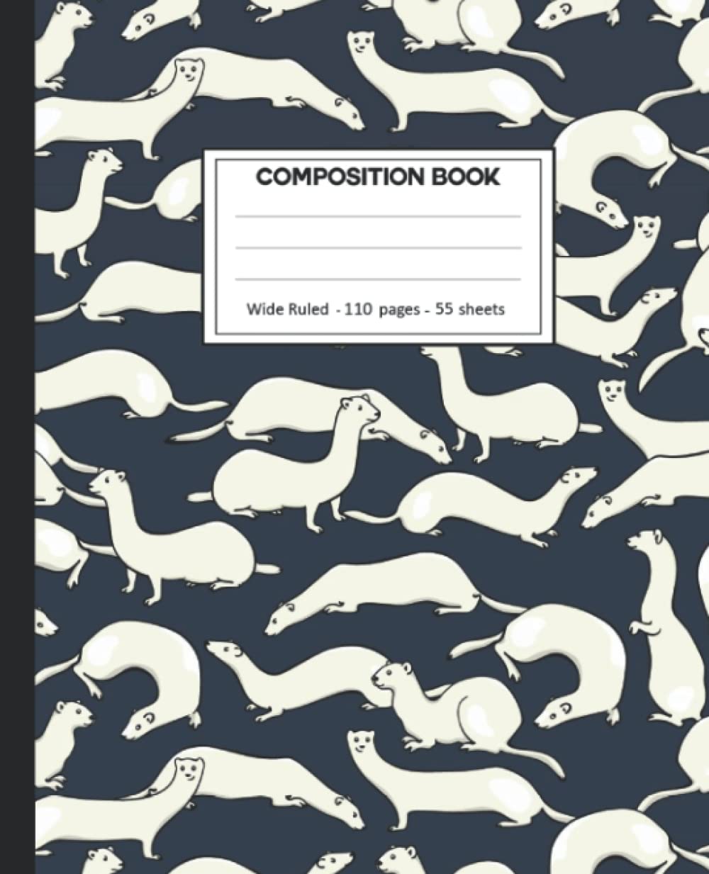 ler totalmente Composition Notebook: weasel Wide Ruled Blank Lined Composition Book Journal (7.5 x 9.25 in) Cute Notebooks for Girls Teens Kids School Planner Diary Writing Notes.