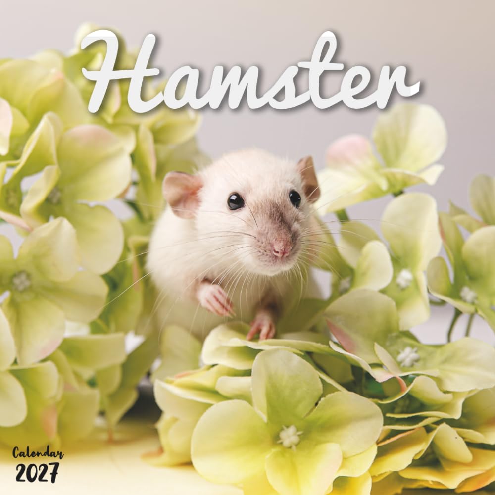 Hamster 2027 Calendar: 12 Months of Tiny Paws and Twitchy Noses baixar o livro de graça