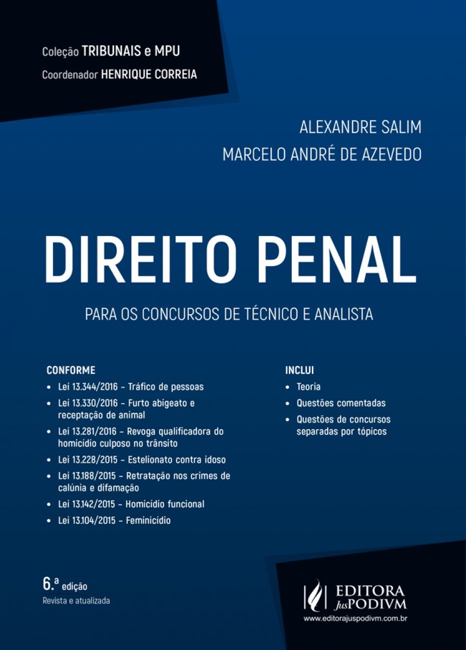 Direito Penal: Para os Concursos de Técnico e Analista baixar livro de graça