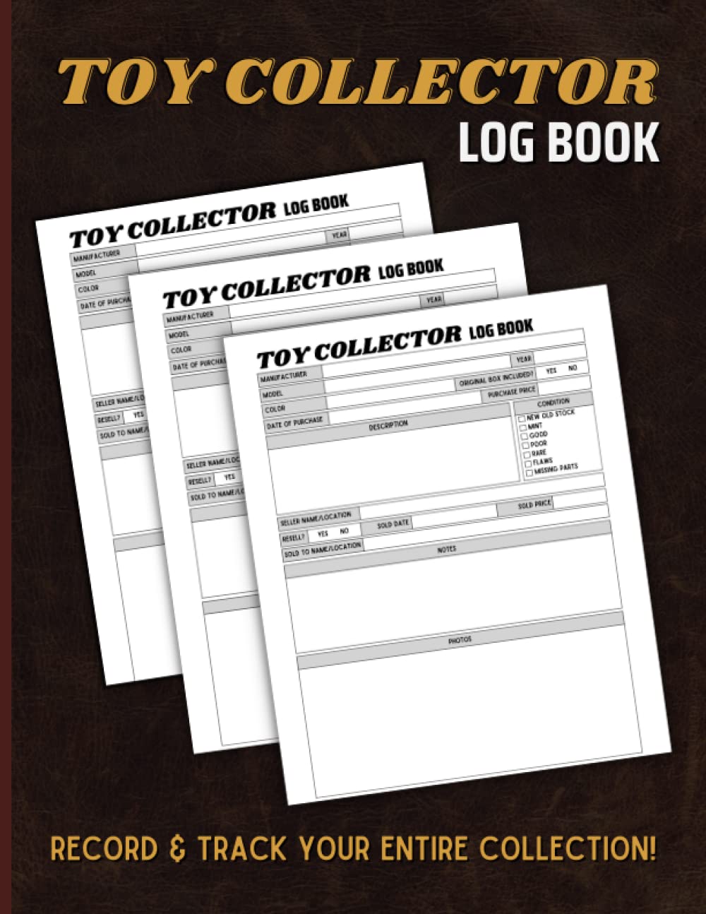 ler totalmente Toy Collector Log Book - Track and record your entire toy collection