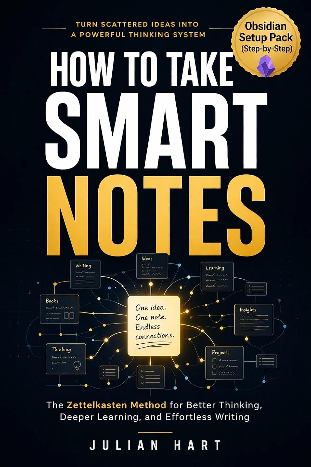 ler totalmente How To Take Smart Notes: The Zettelkasten Method for Better Thinking, Deeper Learning, and Effortless Writing (English Edition)