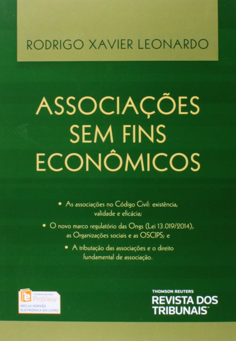 As Associações sem Fins Econômicos baixar o livro de graça