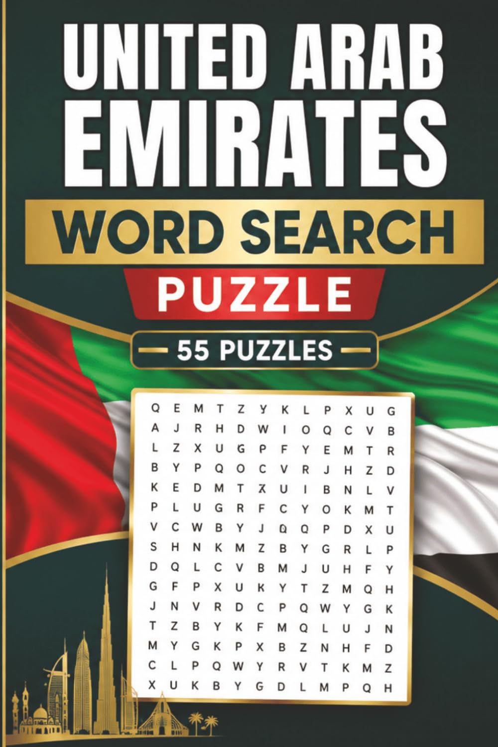United Arab Emirates Word Search Puzzle: 55 Puzzles Word Search about United Arab Emirates and More | 6x9 inches, 110 pages | Gift for United Arab Emirates & Countries Lover baixar livro de graça