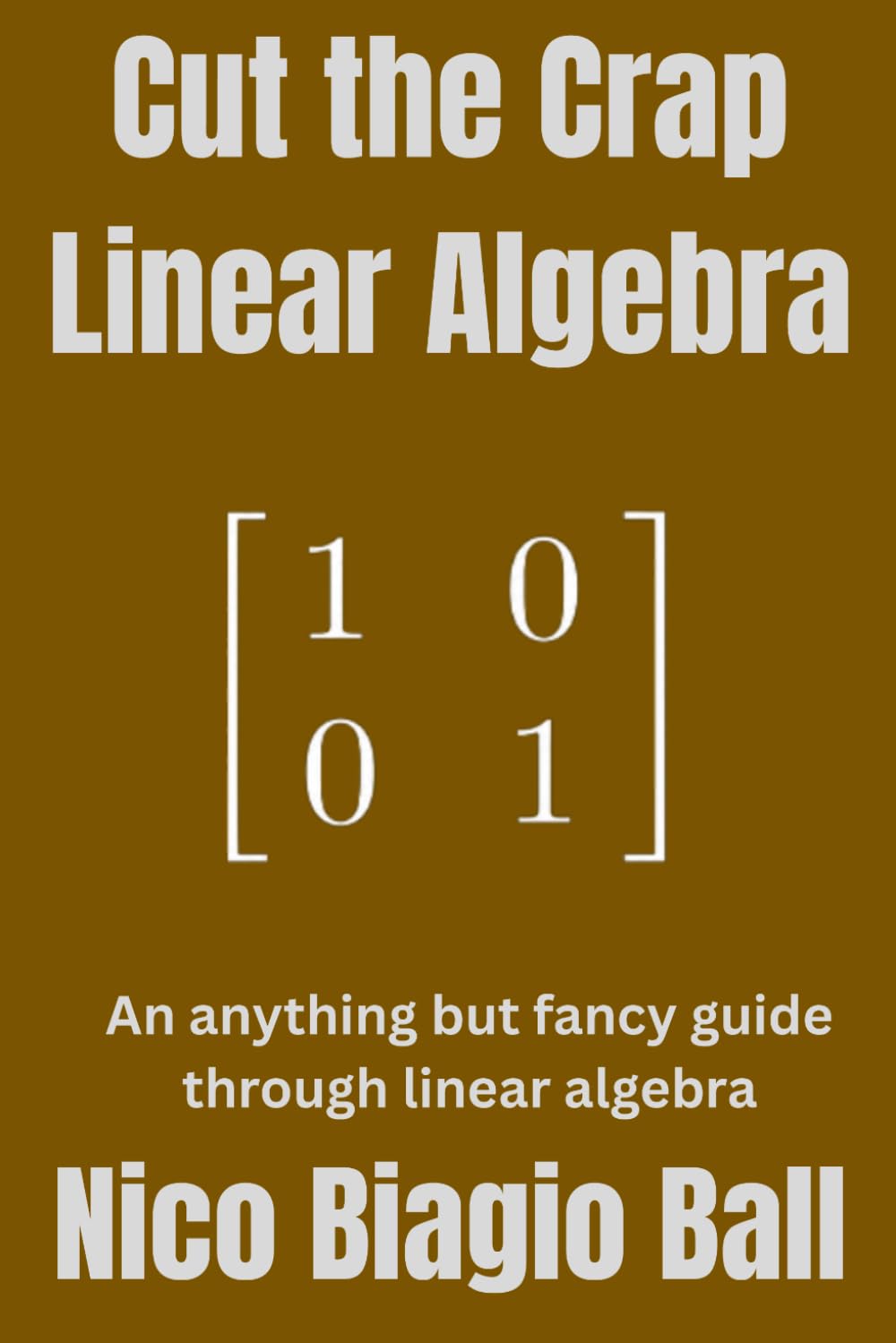capítulo por capítulo baixar Cut the Crap Linear Algebra: An anything but fancy guide through introductory linear algebra