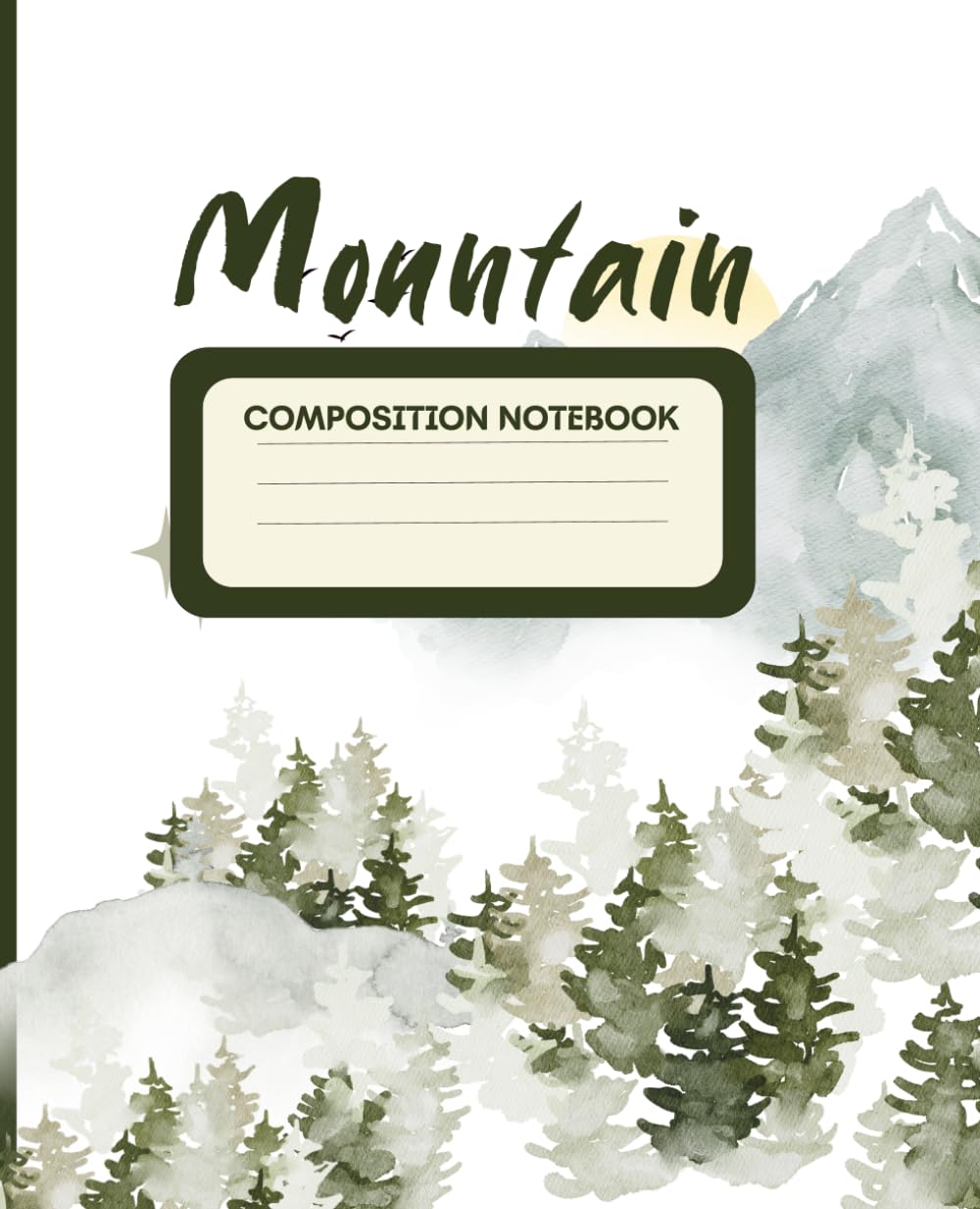 Mountain Composition Notebook: College-Ruled Lined Journal for School Notes, Writing, Study Sessions and Creative Ideas for Students, Teachers and Nature Lovers baixar o livro de graça