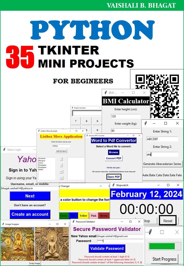 ler totalmente Python Tkinter 35 Mini Projects: Practical guide for begineer | A Hands-On Guide to Learning Python GUI Programming with 35 Real-World Projects | Easy... and 500 Assignments) (English Edition)