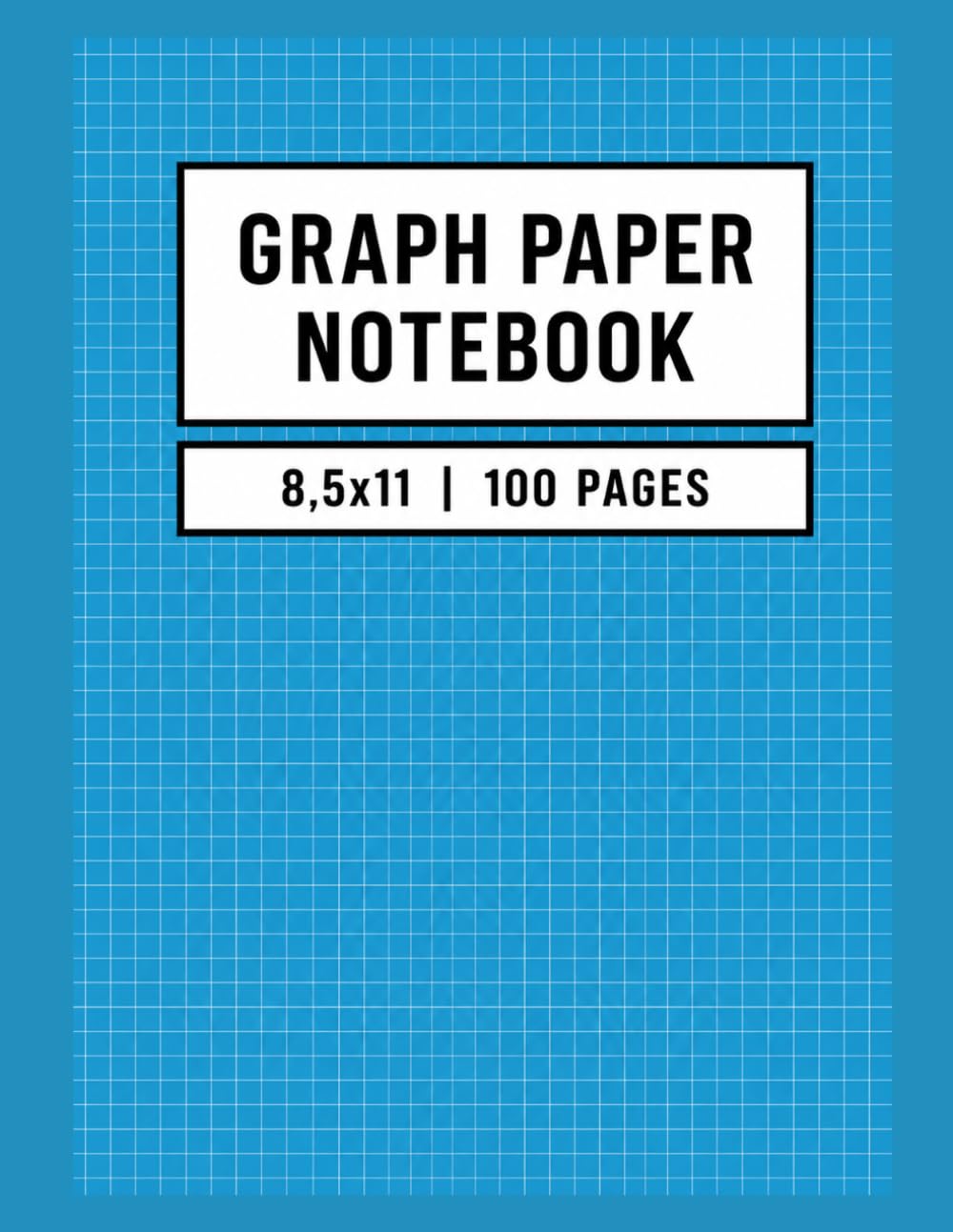 ler totalmente Graph Paper Notebook: 100 Pages
