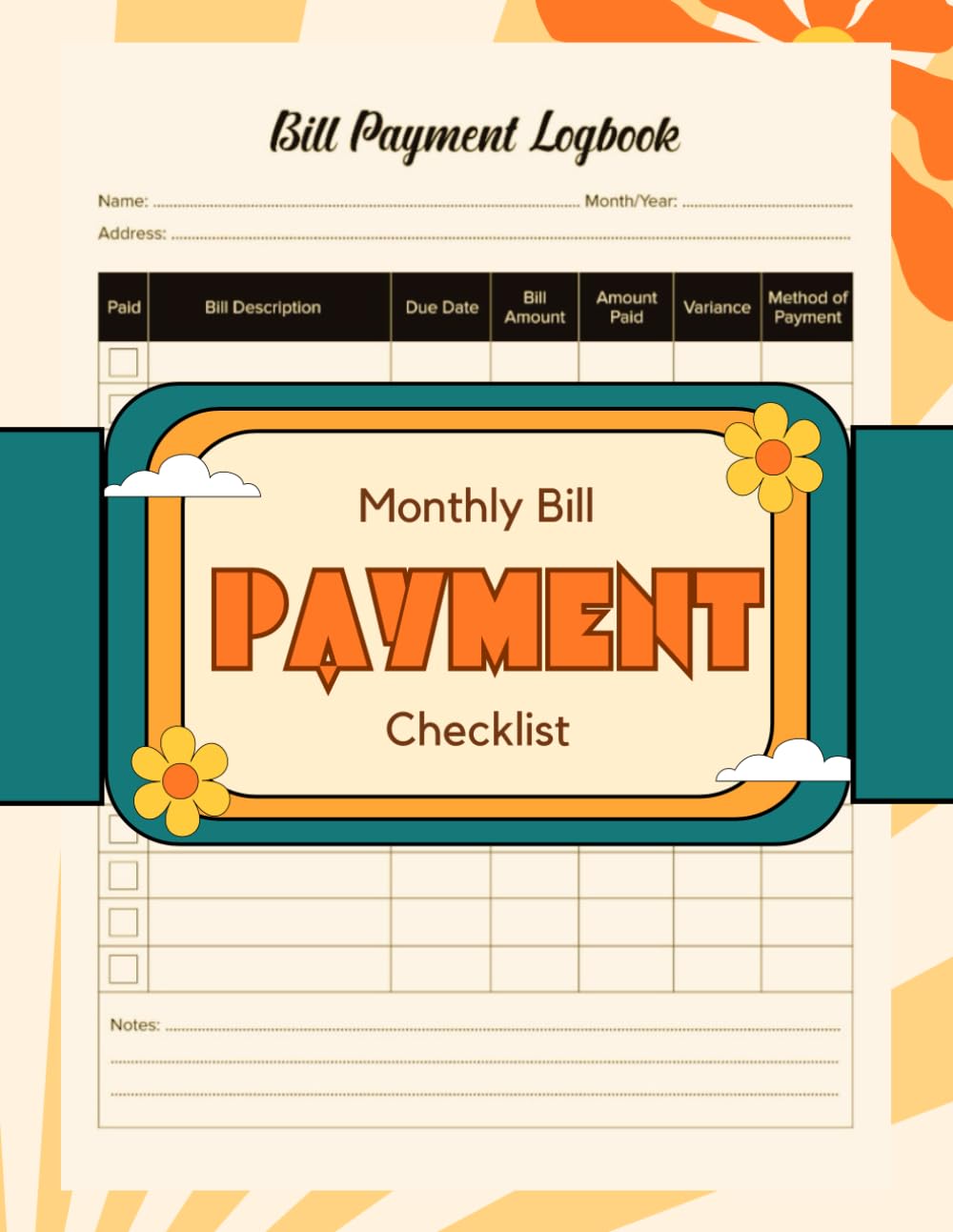 Monthly Bill Payment Checklist: Bill Tracker Notebook, Guidence for Money Spenders, 980 Billing Records Included – 8.5” x 11” 110 Pages baixar o livro de graça