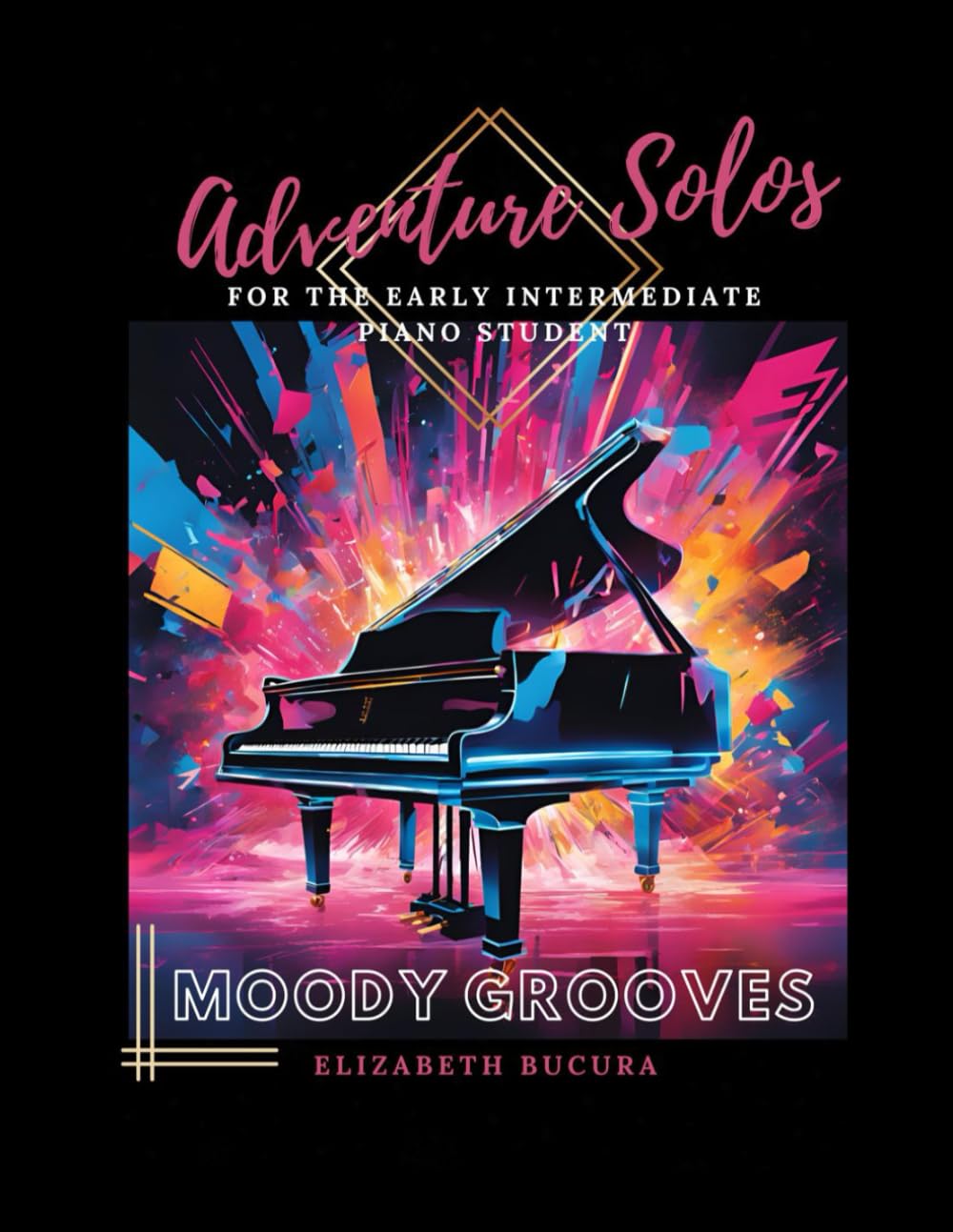 ler totalmente Moody Grooves: Adventure Solos for the Early Intermediate Piano Student