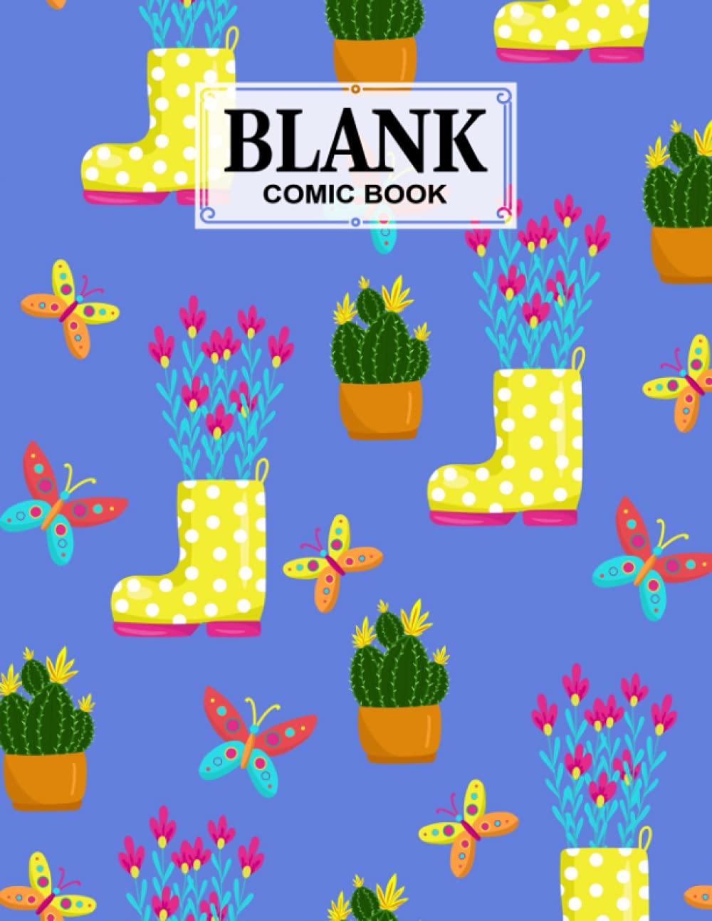 Blank Comic Book: Cactus Cover, Draw Your Own Comics - 120 Pages of Fun and Unique Templates - A Large 8.5" x 11" Notebook by Andrej Jacob baixar livro de graça