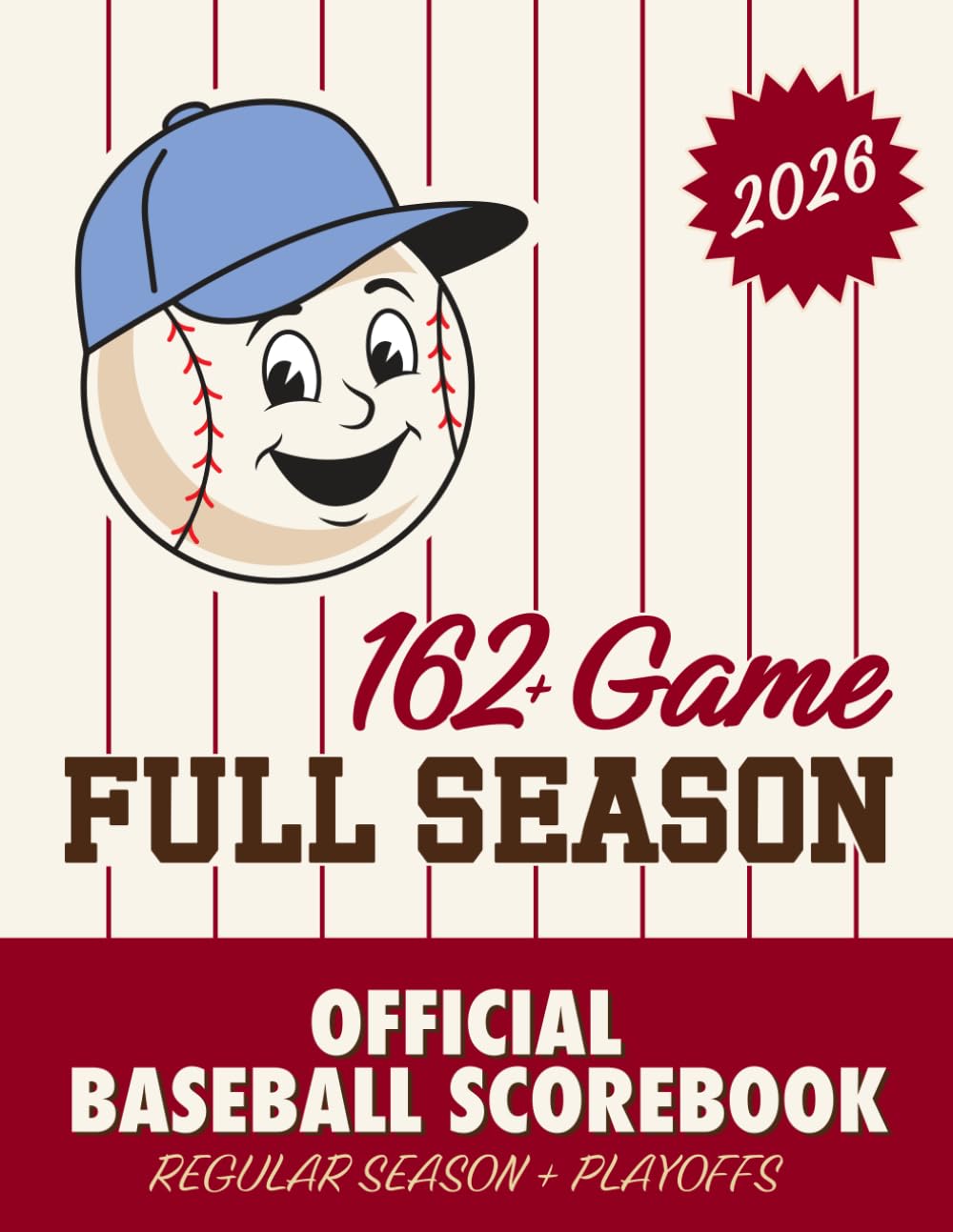 162 Game Full Season Scorebook: The Complete Baseball Scorekeeping Journal — Regular Season & Playoffs — Black & White baixar o livro de graça