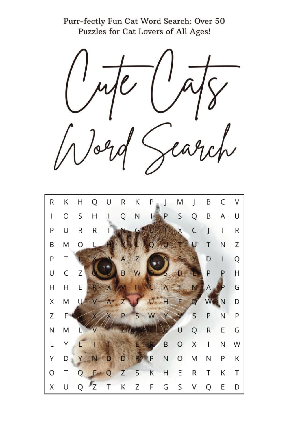 ler totalmente Cute Cat Word Search Puzzle Book: Word Search with Easy to Read Print about Cats, Felines, Pets and More | 6 x 9 inches, 110 pages | 50+ Puzzles... Gift for Vacations, Holidays and Free Times