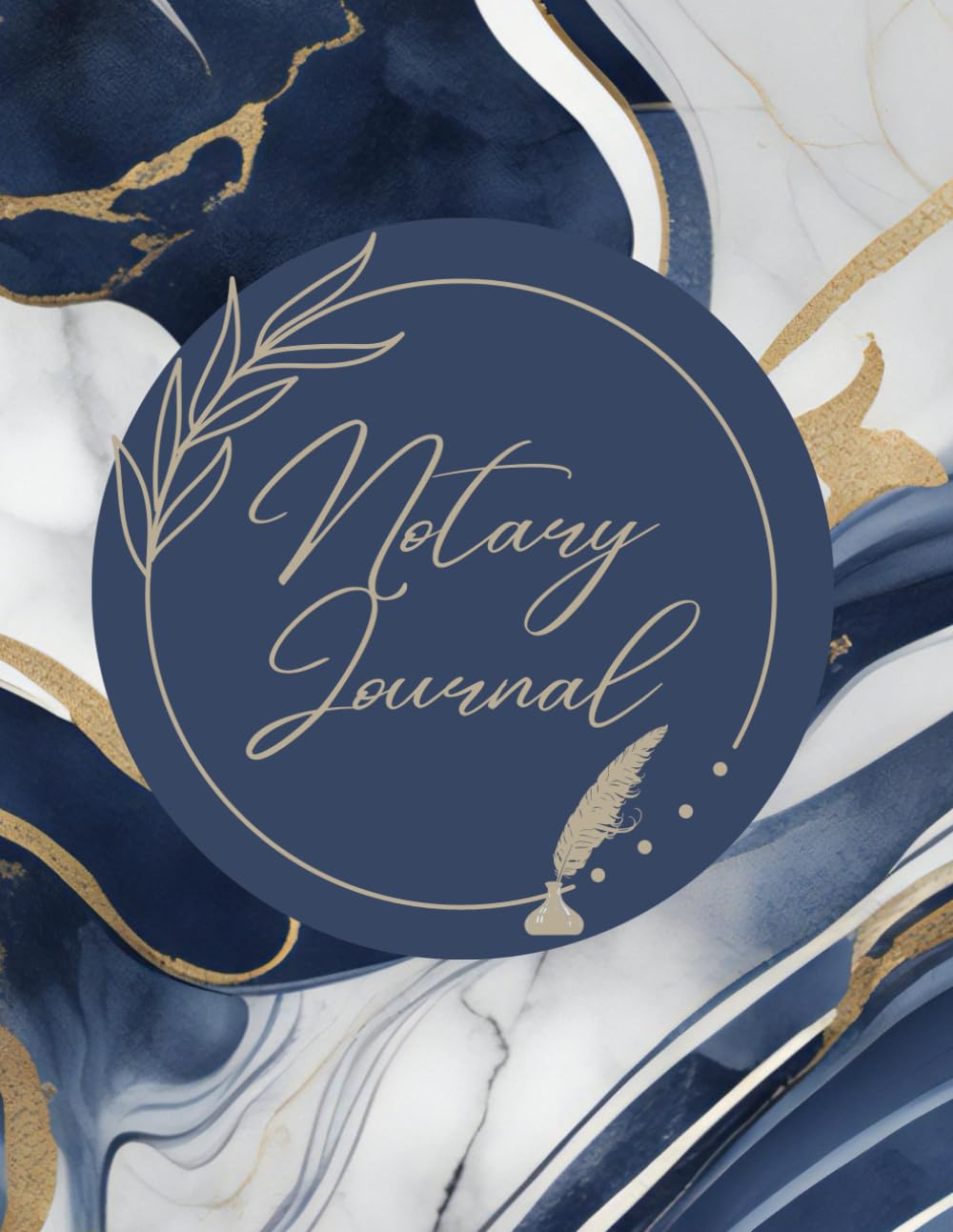 Notary Journal: Official Notary Log Book To Record Notarial Acts | 220 Entries | Notary Public Record Book For Women | Navy Gold Marble baixar o livro de graça
