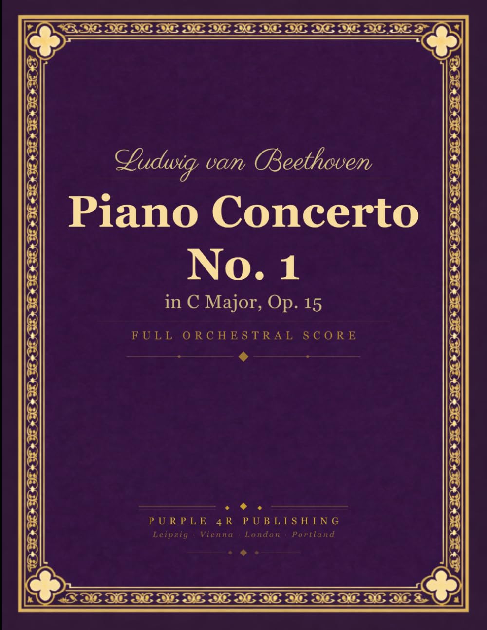 capítulo por capítulo baixar Beethoven: Piano Concerto No. 1 in C Major, Op. 15 - Full Orchestral Score