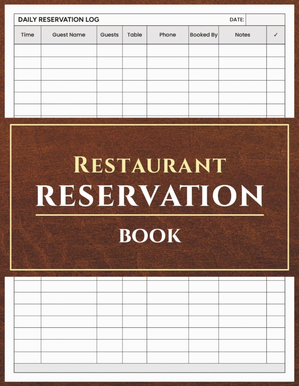 Restaurant Reservation Book