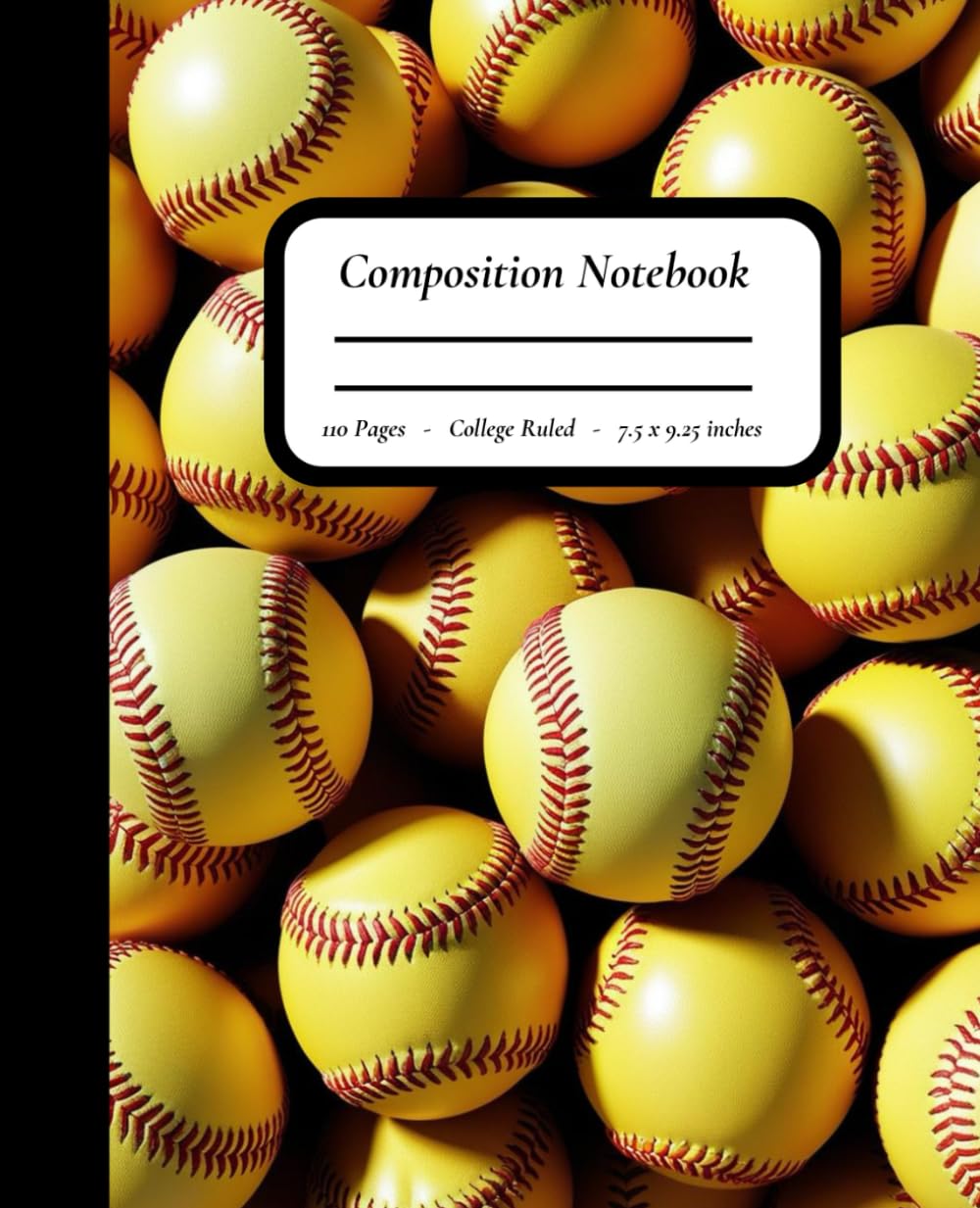 Fresh Pitch: Softball Composition Notebook – Glossy New Softballs Design – 7.5" x 9.25", College Ruled, 110 Pages, Matte Cover baixar o livro de graça