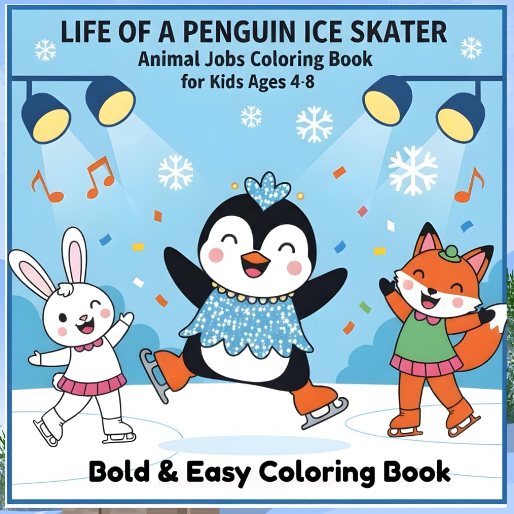 Life of a Penguin Ice Skater: Animal Jobs Coloring Book for Kids Ages 4-8: Winter Sports Coloring Pages with Cute Penguin Characters, Fun Animal... Coloring Book - Career Theme Book Series) baixar o livro de graça