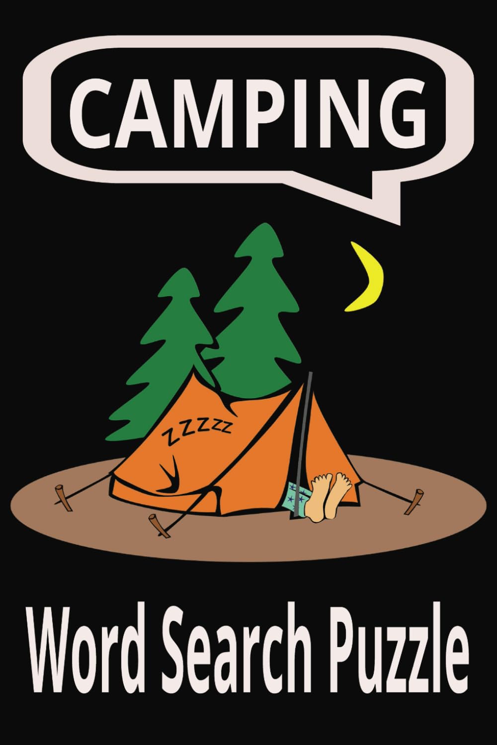 CAMPING WORD SEARCH PUZZLE: helps reduce stress by connecting you with nature and providing a break from daily distractions....6x9, 110 pages with solution in the back....make a great gift baixar livro de graça