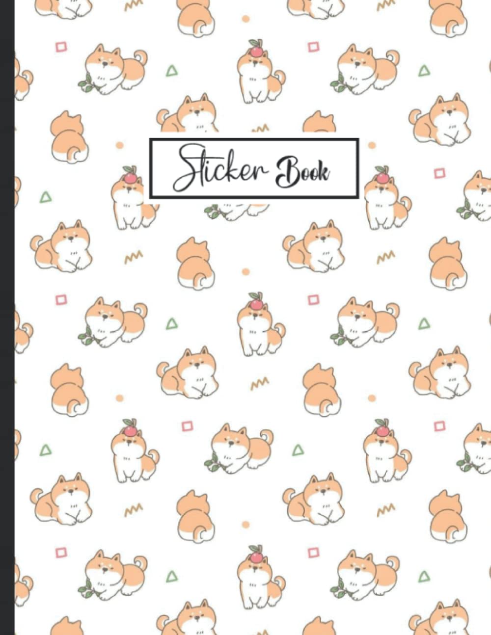 capítulo por capítulo baixar Sticker Book: Cute Shiba Design Blank Sticker Album Journal pages for Kids Sticker Collection Book.