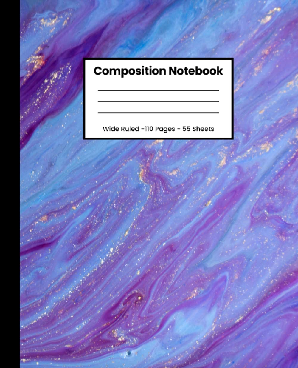 capítulo por capítulo baixar Composition Notebook Purple Liquid Marble: Wide Ruled Notebook for School, Notebook for Kids, Teens, and Adults, 110 Pages 7.5X9.25 Inches