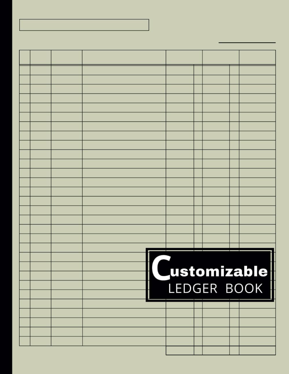 ler totalmente Blank Ledger Book: Log Book For Business, Personal Finance, Income and Expenses | Customizable Ledger Book | Log Book For Bookkeeping | Multipurpose Record Logbook