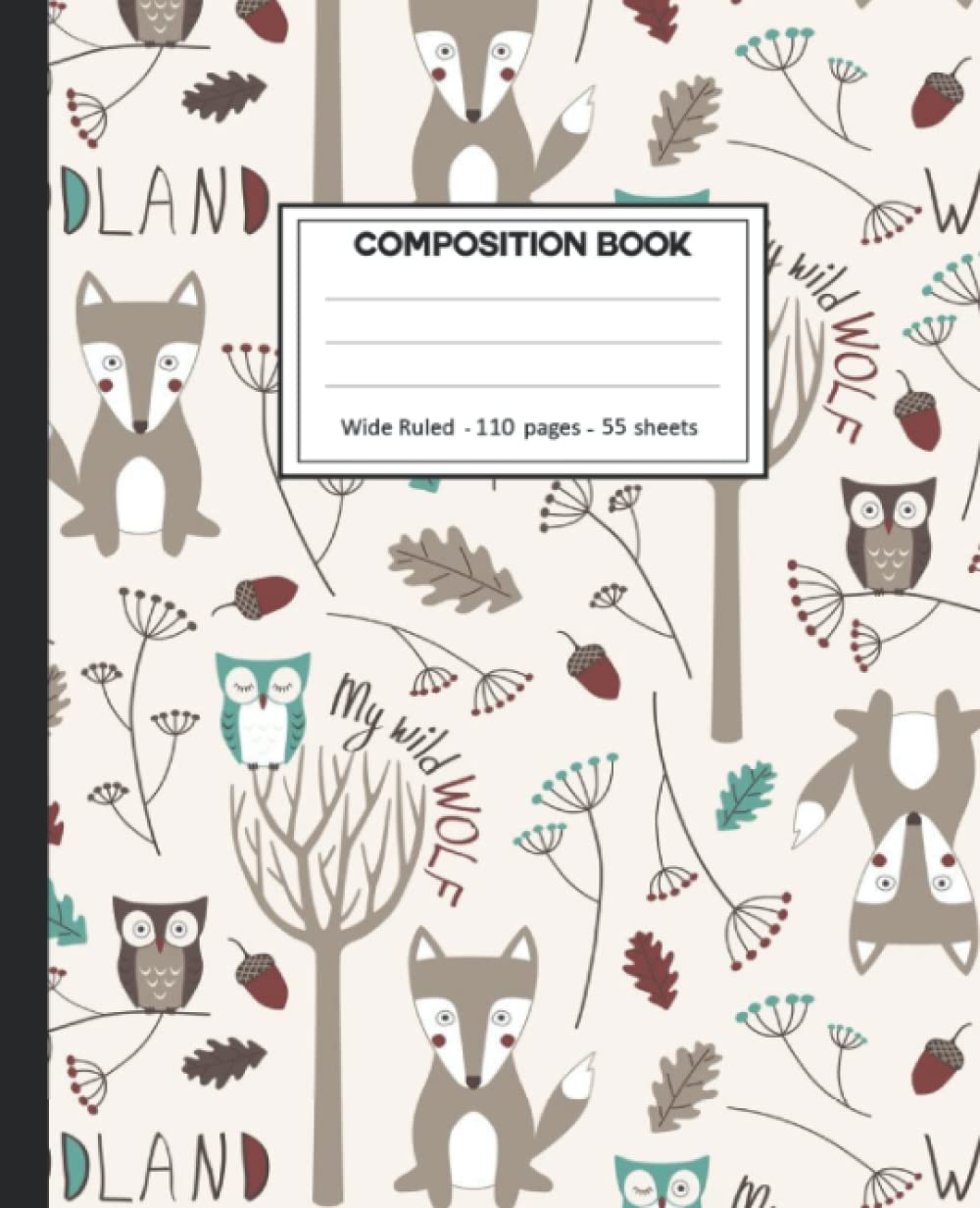 capítulo por capítulo baixar Composition Notebook: Coyote Wide Ruled Paper Notebook Journal size 7.25 x 9.25” for student.