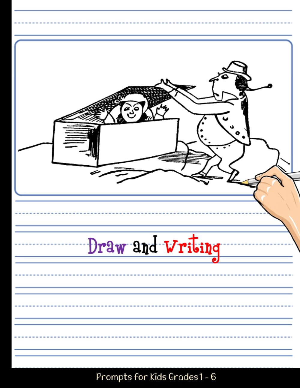 Draw and Writing Prompts for Kids Grades 1 - 6: Primary Composition Story Journal Dotted Mid Line And Drawing baixar o livro de graça