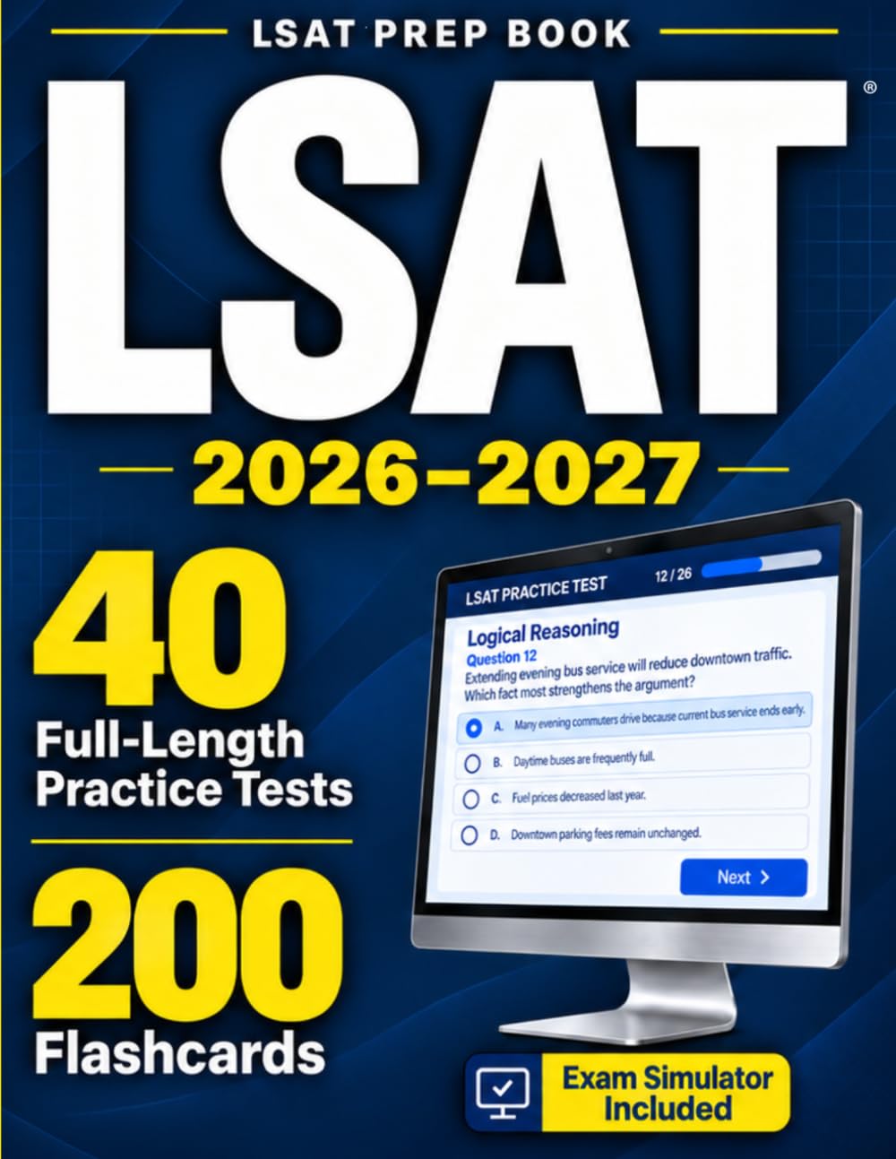LSAT Prep Book: The Complete Study Guide with a Built-In Digital Exam Simulator, Full-Length Practice Tests, and Step-by- Step Explanations to Score Higher and Ace the New LSAT baixar livro de graça