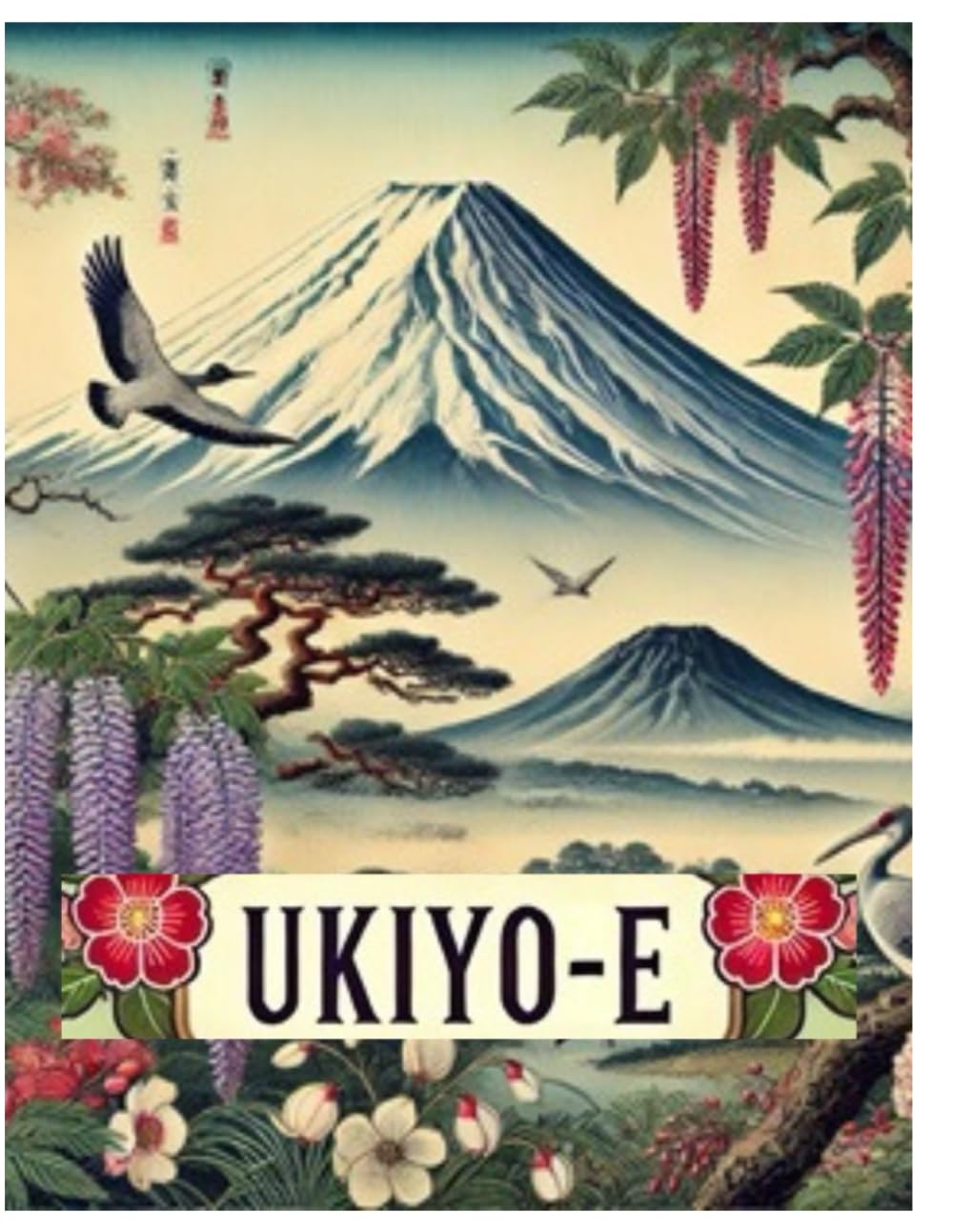 capítulo por capítulo baixar UKIYO-E: Discover the Beauty of Japan through 50 Ukiyo-e Inspired Illustrations Featuring Mount Fuji, Cherry Blossoms, and Majestic Birds
