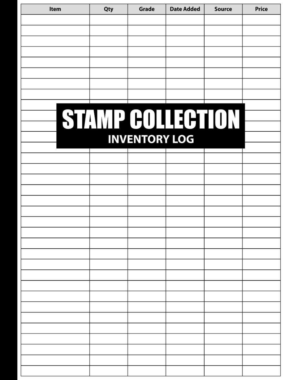 Stamp Collection Inventory Log: Inventory Book Ideal for Stamp Collectors. baixar livro de graça