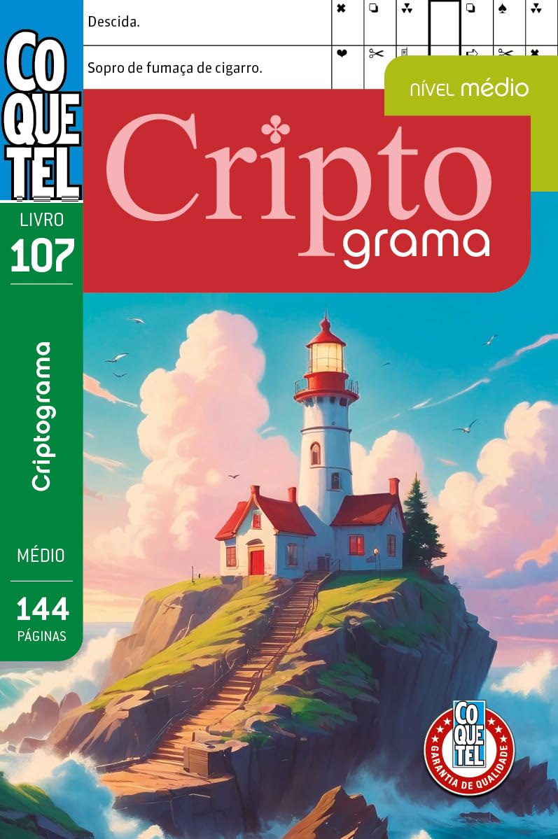ler totalmente Livro Coquetel Criptograma 107: Nível médio