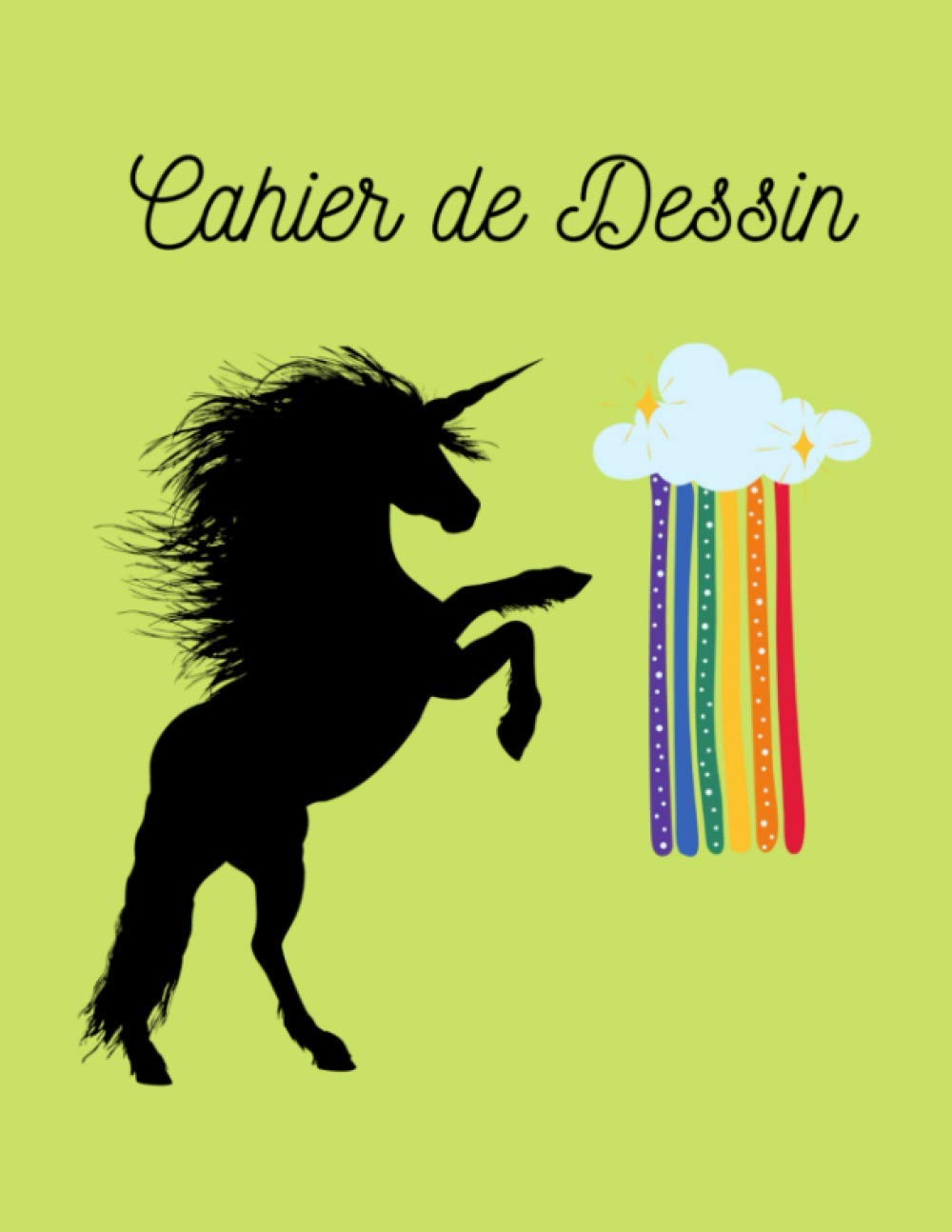Cahier de dessin licorne: Carnet de dessin pour enfant, et jeunes tout âges avec de grands format papiers blancs pour dessin format A4: 120 Pages... Large (21.59cm x 27.94cm) (French Edition) baixar o livro de graça