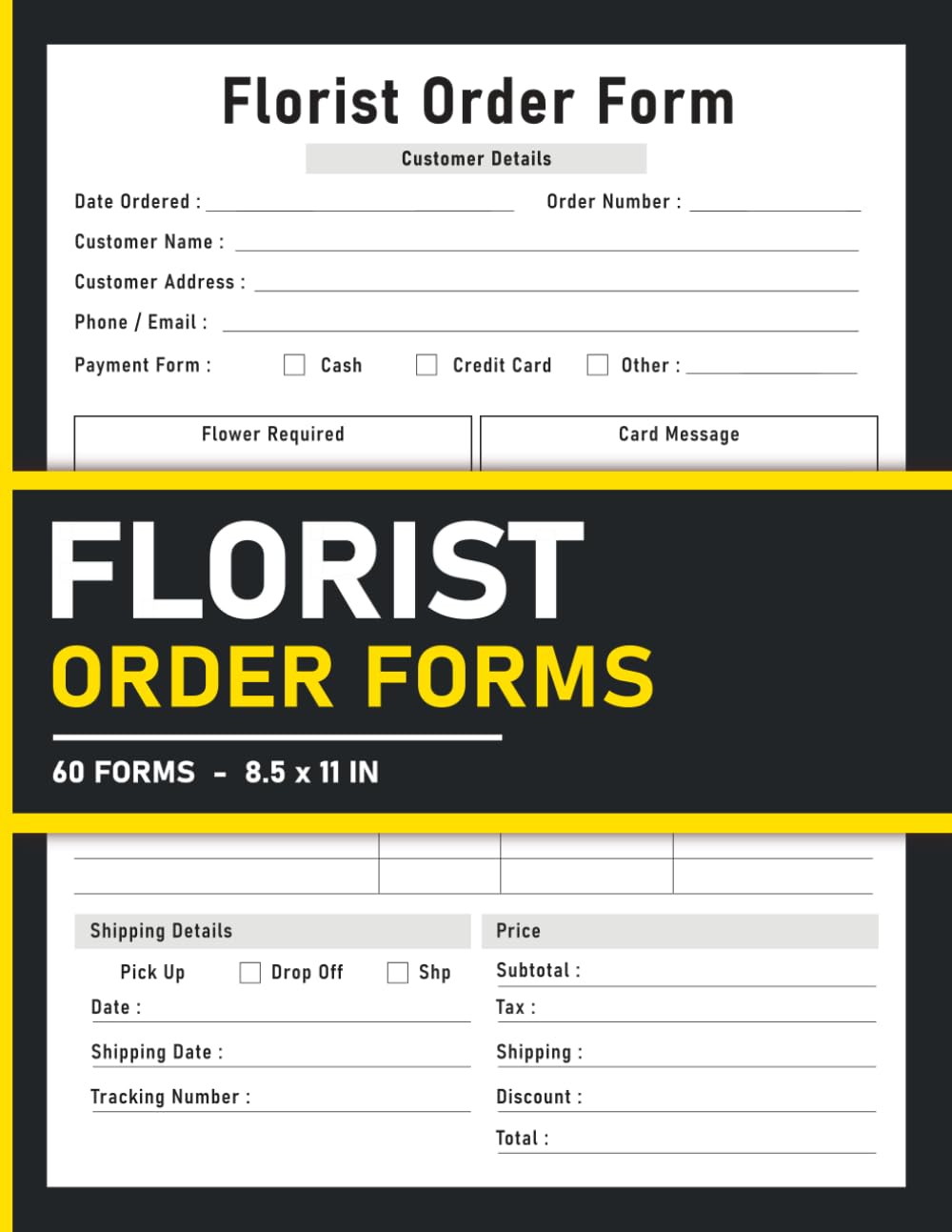 capítulo por capítulo baixar Florist Order Forms: Daily Sales Order Tracker for Flower Shops | 120 Pages.