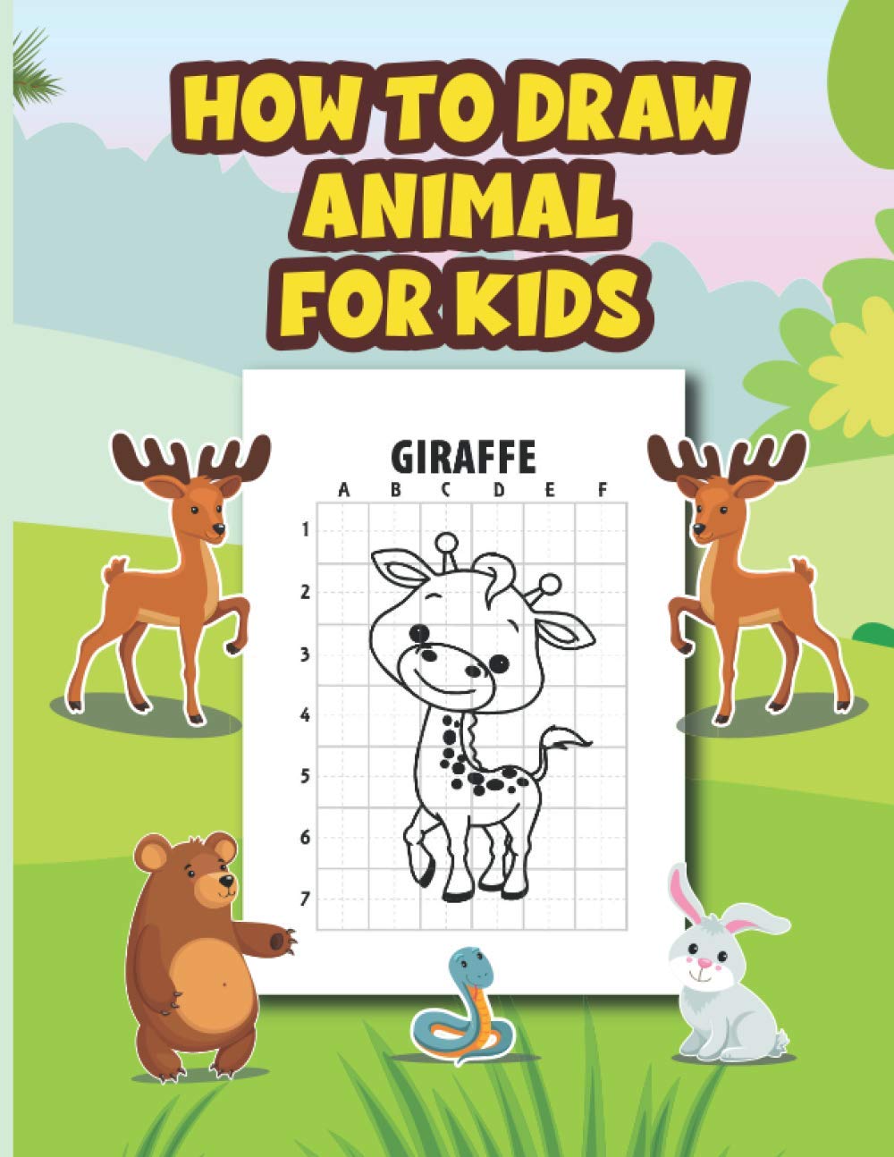 ler totalmente How to Draw Animal for Kids: A Fun and Easy Step-by-Step Drawing Guide for Kids to Learn to Draw