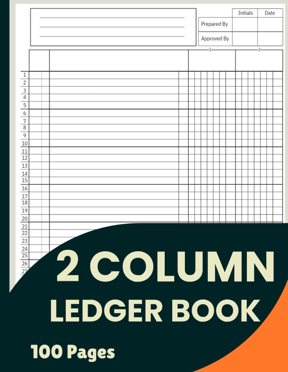 2 Column Ledger Book: Large Simple Two Column for Bookkeeping and Accounting | Log Book For Small Business and Personal Finance baixar livro de graça
