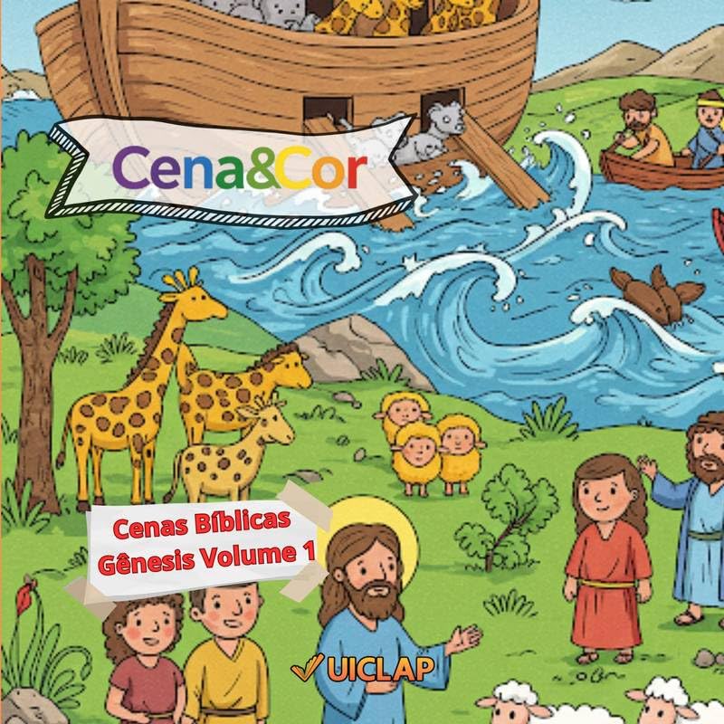 capítulo por capítulo baixar Cenas Bíblicas para Colorir 1: Gênesis 1