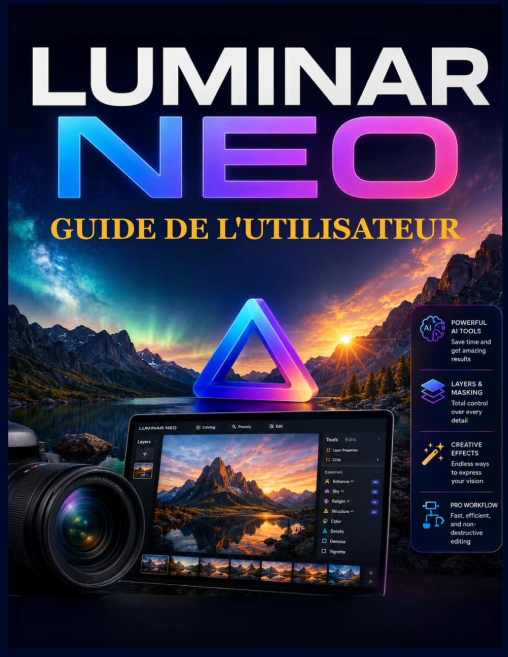 capítulo por capítulo baixar Luminar Neo Guide de l'utilisateur: Apprenez la retouche photo par IA, le traitement RAW, la retouche de portraits, le remplacement du ciel, l'édition... professionnelle d'images. (French Edition)