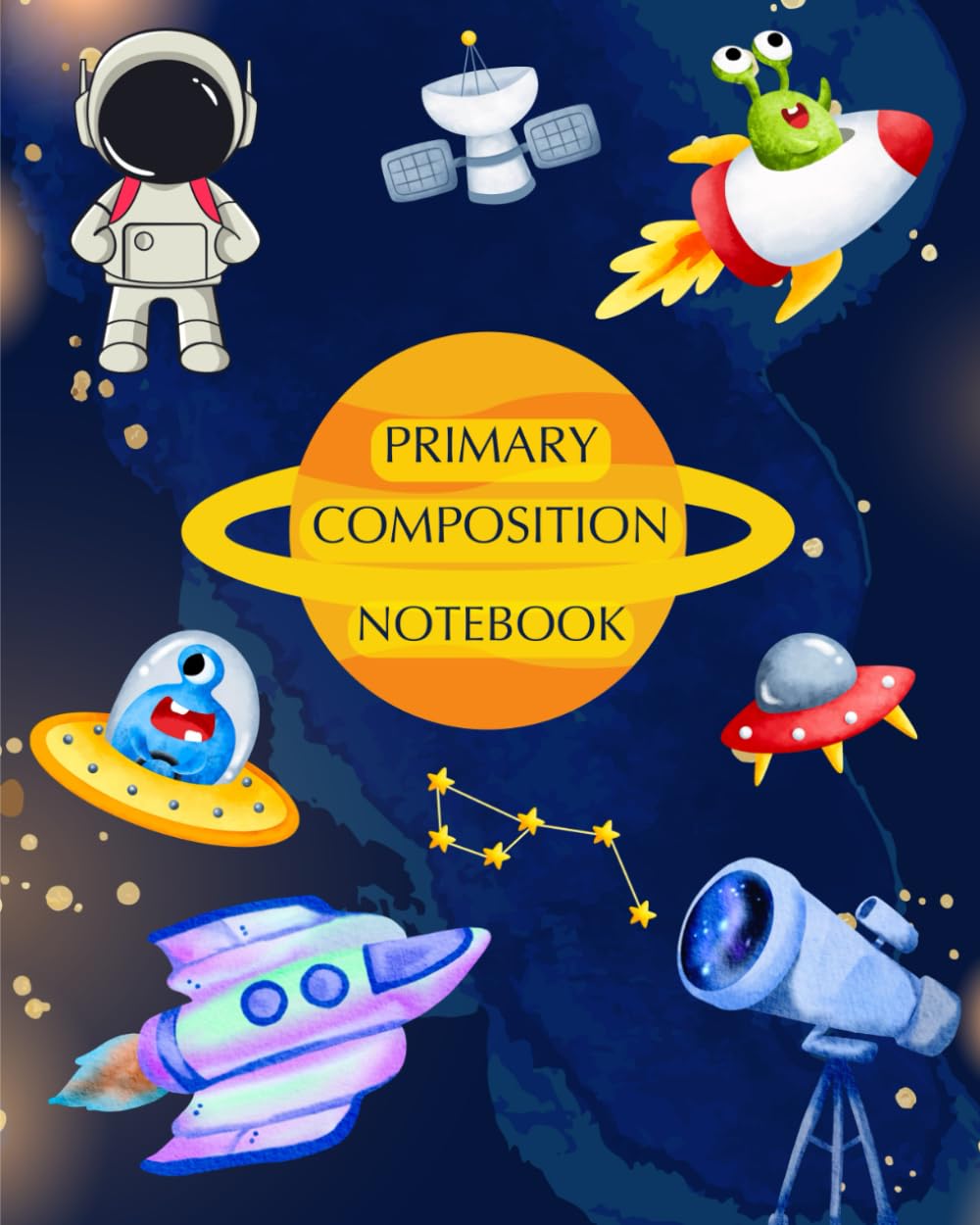 Primary Composition Notebook with Picture of Space and Planets.: Little Astronaut Story Space Journal for Kids Grades K-2, K-3 with dotted lines. baixar o livro de graça