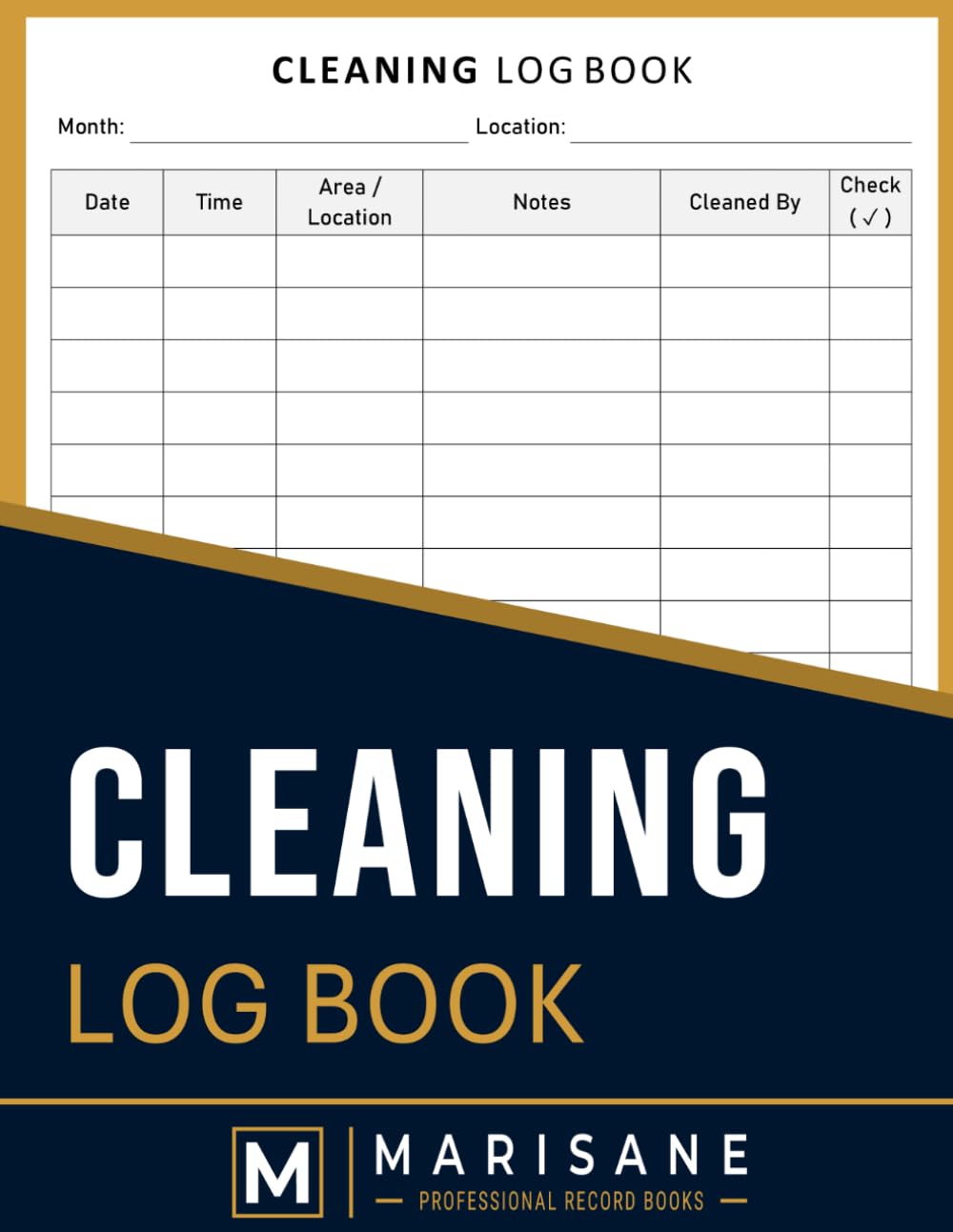 ler totalmente Cleaning Log Book: Daily Cleaning Checklist & Record Tracker for Home, Offices, Hotels, Cafes, Restaurants, Nursing Homes, Clinics & More