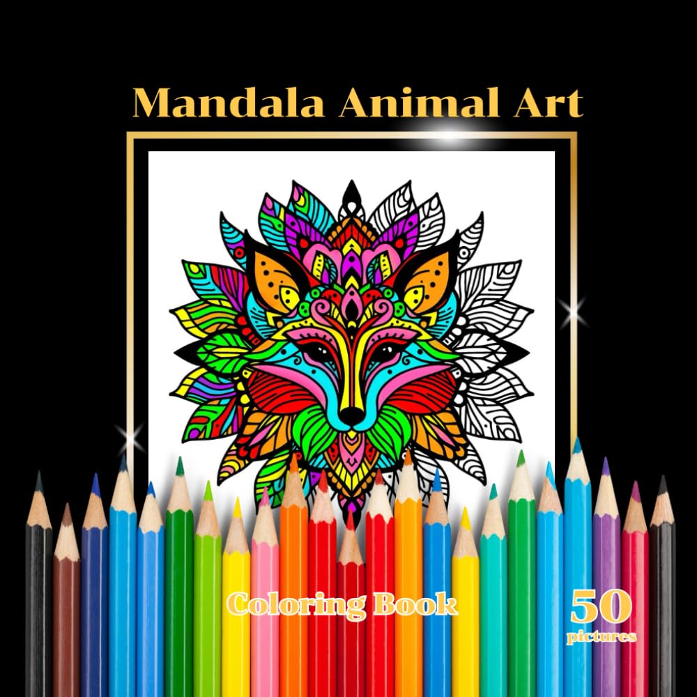 capítulo por capítulo baixar Mindful Animal Mandala Coloring Book for Adults and Teens Coloring book for relaxation and stress relief. Meticulously designed, 50 animal drawings,... for your loved ones, size 8.5X8.5 inches.
