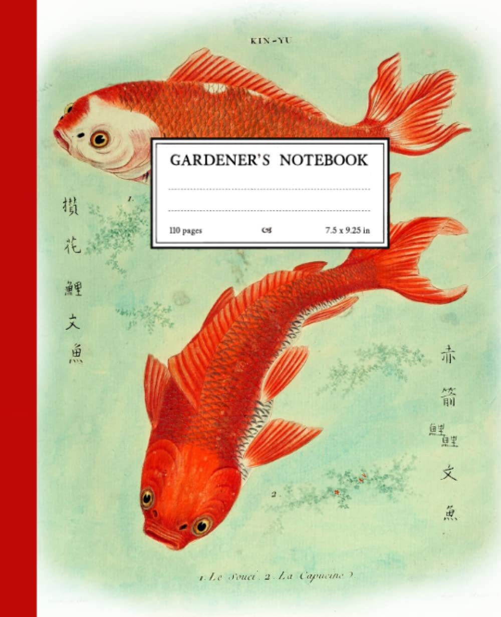 capítulo por capítulo baixar Gardener's Notebook: Lined and Grid Journal, Classic 7.5 x 9.25 size, 110 pages, softcover. Vibrant koi fish with red edge and three types of internal pages. Great gift for gardeners.
