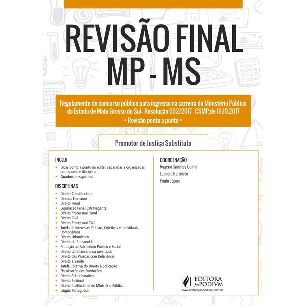 ler totalmente MP-MS. Promotor de Justiça Substituto - Coleção Revisão Final