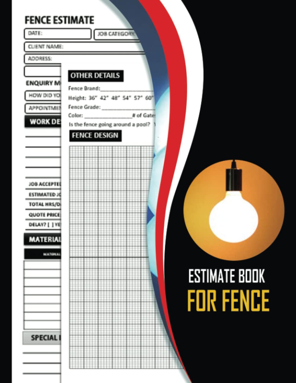 capítulo por capítulo baixar Estimate Book For Fence: (120 Pages) Detailed Fencing Estimating Sheet To Track Job Details, Client Data, Sketches, Payments, and Make Notes. Proposal Log