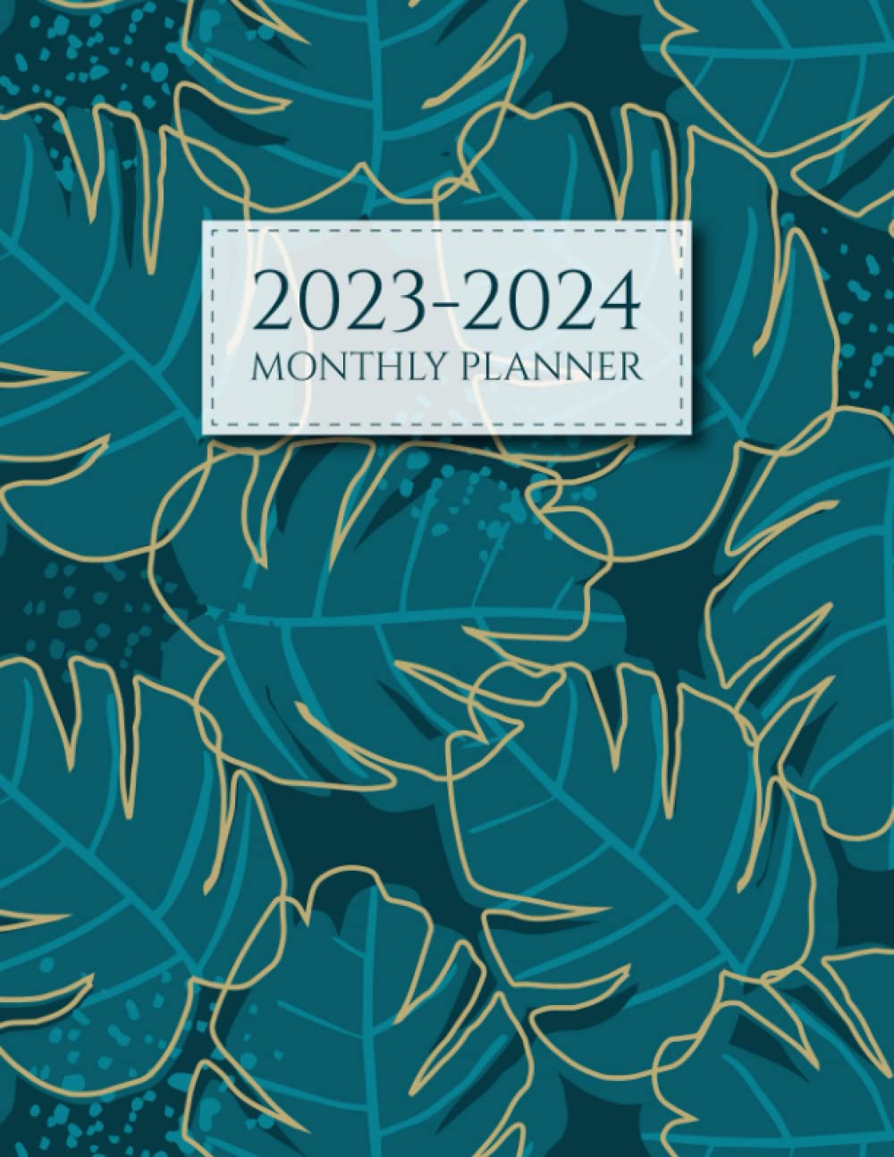 ler totalmente 2023-2024 Monthly Planner: Two Year Calendar Schedule Organizer, January 2023 - December 2024 (24 Months) with Federal Holidays, Tropical leaf cover