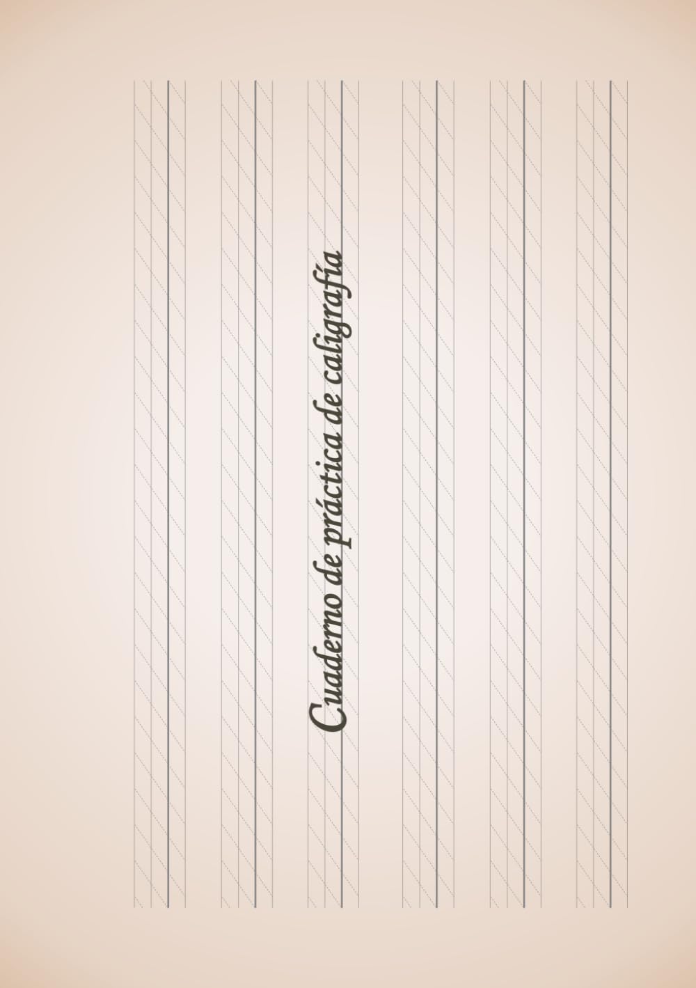 ler totalmente Cuaderno de práctica de caligrafía tamaño compacto [tamaño A5] Encuadernación superior, impresión a una sola cara, 120 hojas; resistente a... desprendibles para su uso. (Spanish Edition)