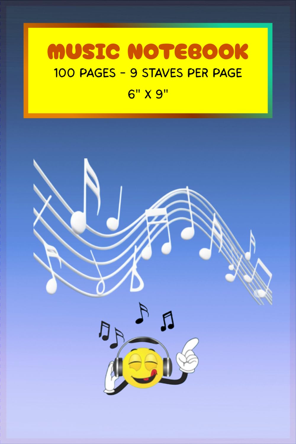 capítulo por capítulo baixar Music Notebook: 100 Pages of Blank Sheet Music for Composers, Songwriters, and Musicians | 9 Staves Per Page | Ideal for Piano, Guitar, and Voice Composition
