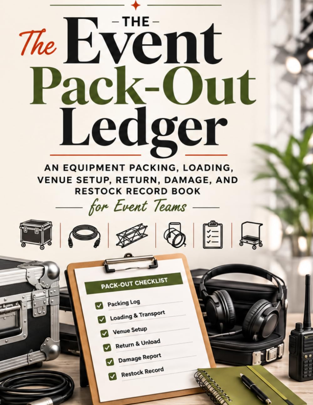 The Event Pack-Out Ledger: An Equipment Packing, Loading, Venue Setup, Return, Damage, and Restock Record Book for Event Teams baixar o livro de graça