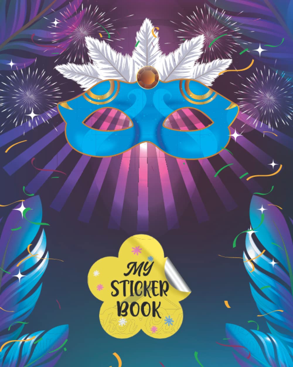 ler totalmente My Sticker Book: My Awesome Sticker Book - Happy Mardi Gras Sticker Books Gifts For Little Kids