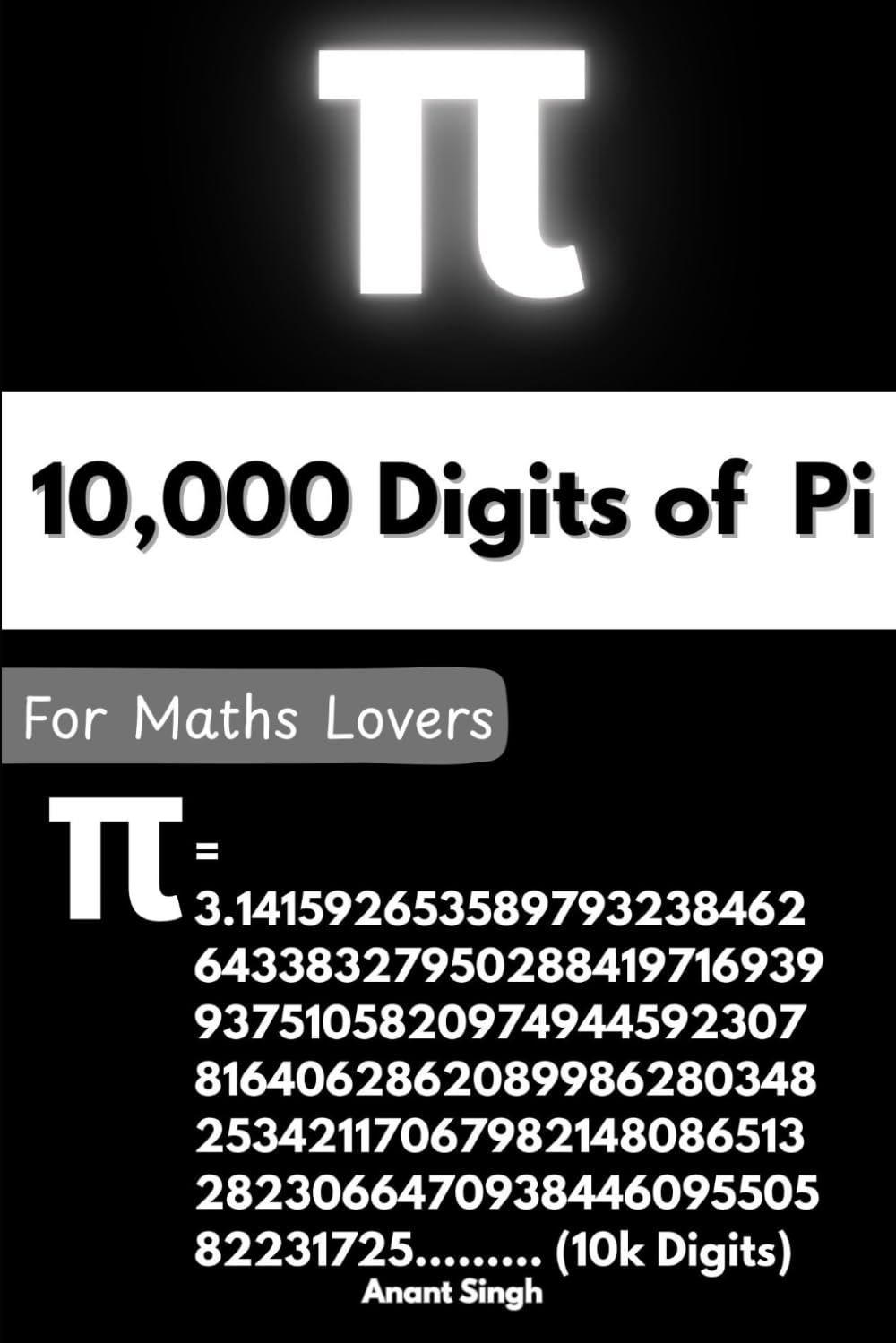 ler totalmente 10,000 Digits of π (Pi): A Minimalist Number Book for Math Lovers and Curious Minds: A Cool and Thoughtful Gift Featuring the Infinite Beauty of Numbers